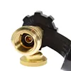 Propane Tank Adapter with Gauge Convert POL LP Tank Service Valve to QCC1/Type 1