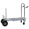 [US Local Warehouse] 2 in 1 Industrial Convertible Stair Climbing Car 1000 LBS Capacity Folding Hand Truck with Wheels for Transport & Moving