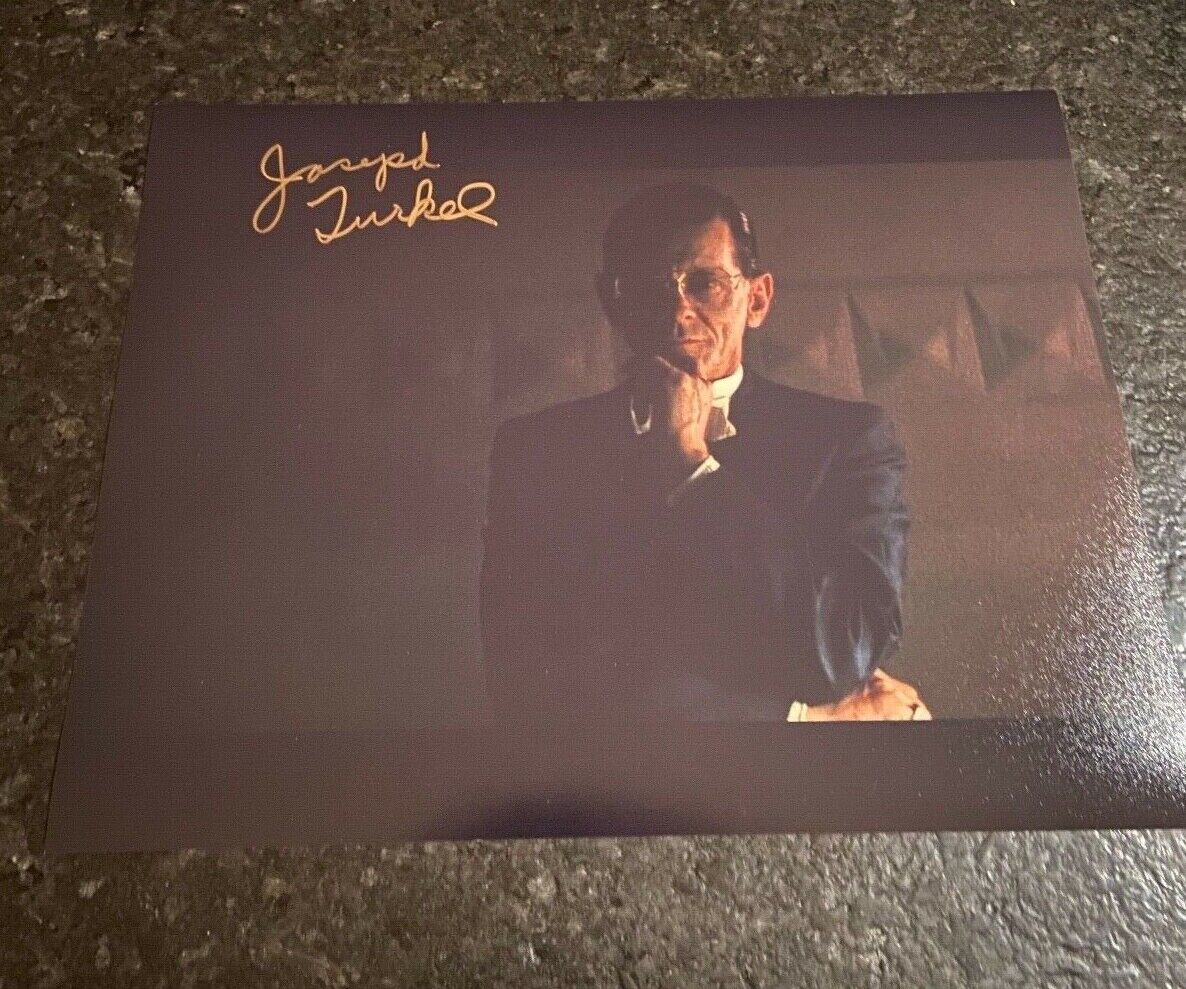 * JOE TURKEL * signed 11x14 Photo Poster painting * BLADE RUNNER * DR. TYRELL * PROOF * 14