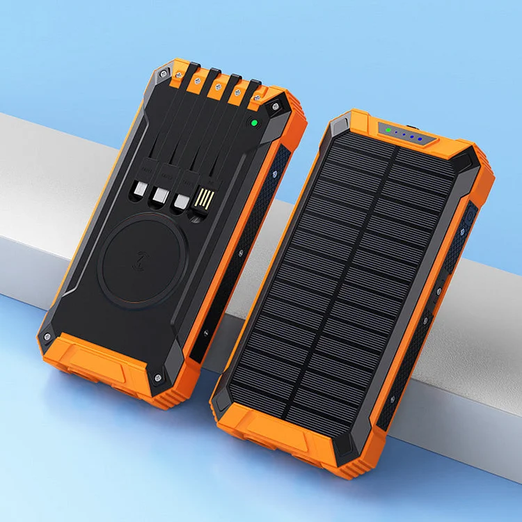 Solar Wireless Portable Power Bank （Free Shipping & 30% OFF）