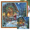 Christmas Eve-11CT Stamped Cross Stitch 50*50cm/19.69*19.69in
