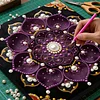 (30x30cm)DIY Pearl Painting Framed Mandala Handmade Pearl Material Art Kit Living Room Decor