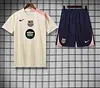 2025/2026 Barcelona Pre-Match Training Beige Shirt+Shorts 1:1 Thai Quality