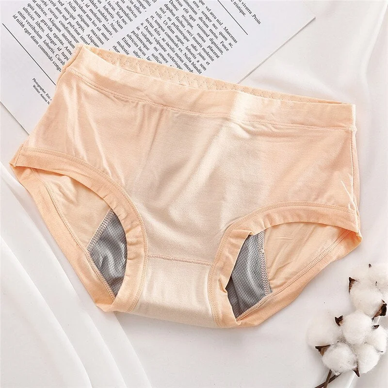 FINETOO Women Menstrual Period Panties Leak Proof Women Menstrual Panties Women Underwear Physiological Plus Size Female Briefs