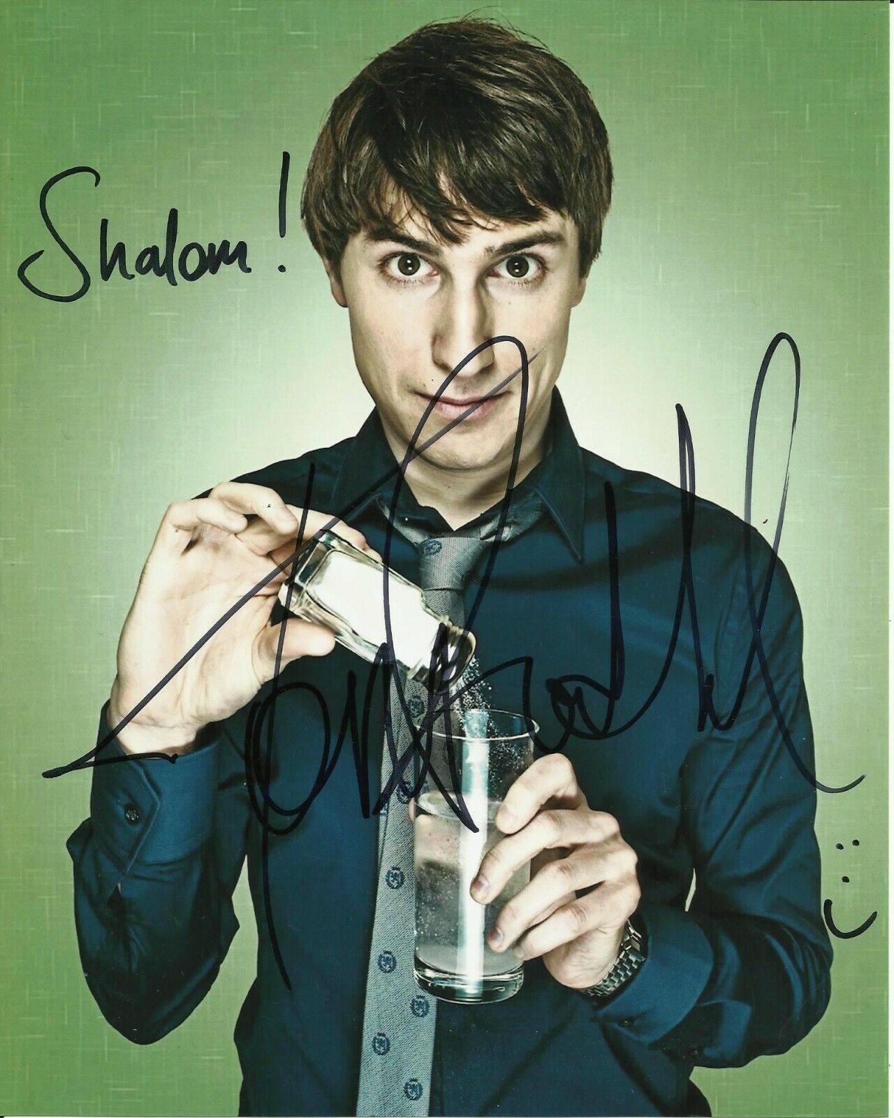 TOM ROSENTHAL SIGNED FRIDAY NIGHT DINNER Photo Poster painting UACC REG 242 (1)