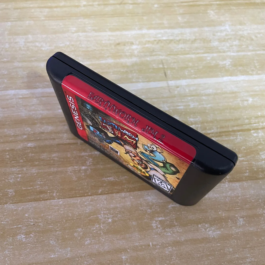 EarthWorm Jim 2 MD Game For SEGA Genesis & Mega Drive - 16 Bit Game Cartridge