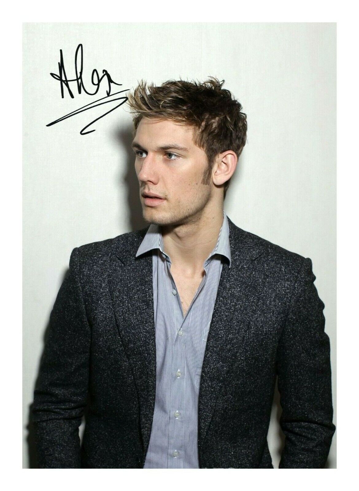 ALEX PETTYFER AUTOGRAPH SIGNED PP Photo Poster painting POSTER