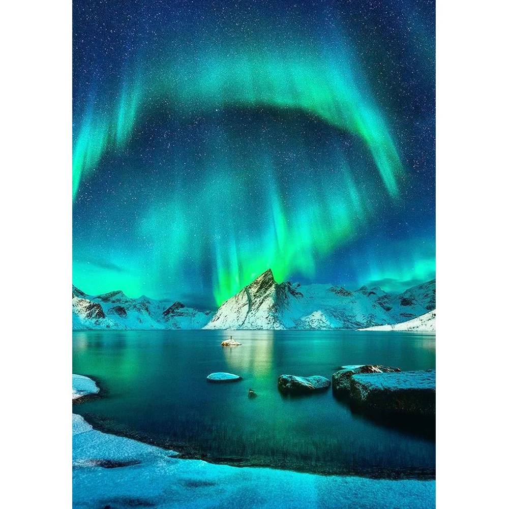 Fantasy Aurora - Full Round - Diamond Painting(30*40cm)