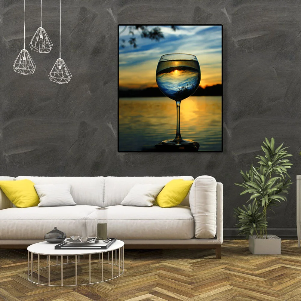 Glass Scenery - Paint By Number(40*50cm)