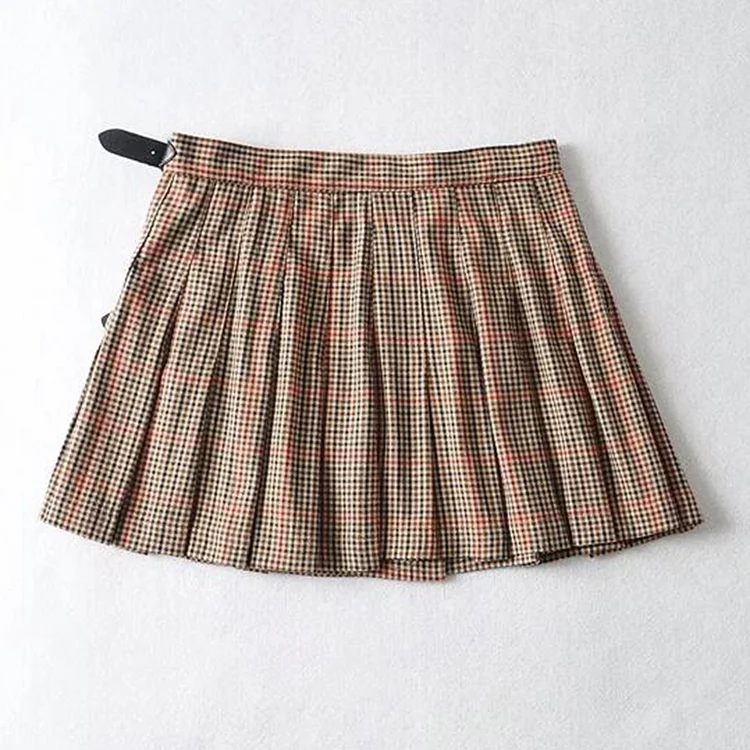 Take Me Home Plaid Skirt