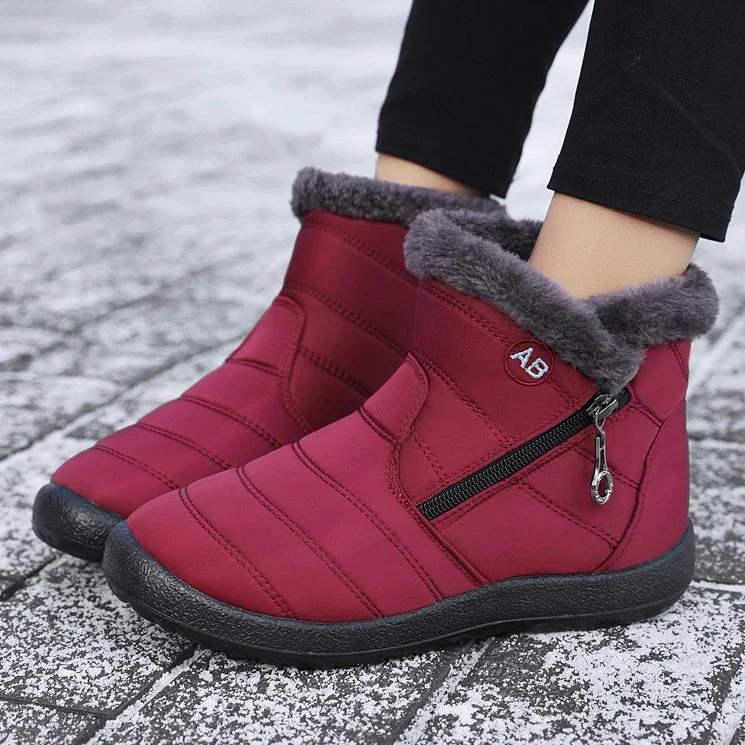 Women's Waterproof Fashion Casual Ankle Snow Boots