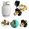 Brass Leak Detector Gas Pressure Meter Pressure Level Meter Indicator for BBQ RV