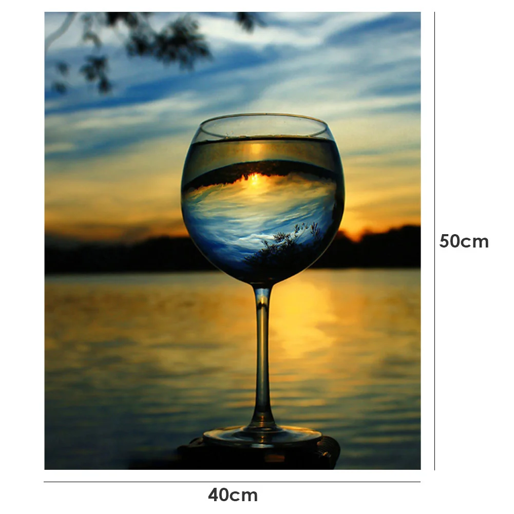 Glass Scenery - Paint By Number(40*50cm)