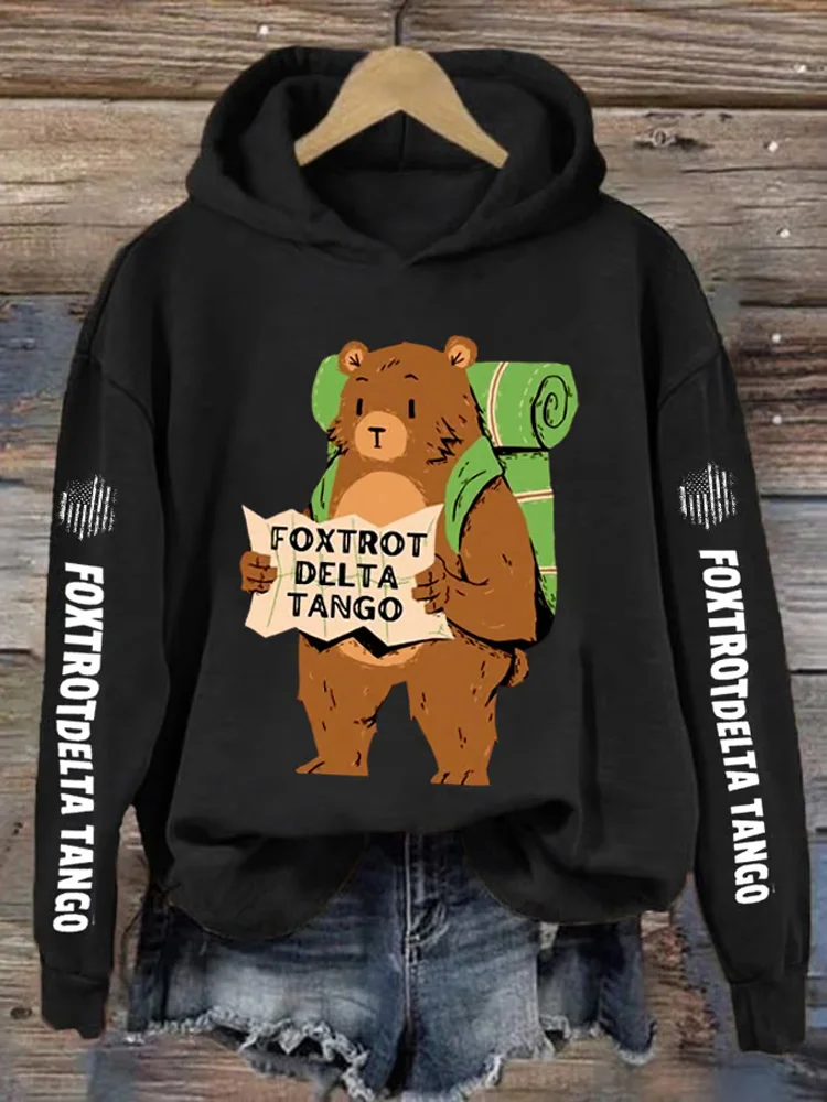 Women's Foxtrot Delta Tango Printed Sweatshirt