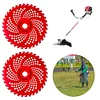 2 Pcs Brush Cutter Blades 9 Inch 36 T Weed Eater Blades Grass Trimmer Blade