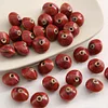 Retro Red Kiln Transmutation Pottery Clay Beads DIY Accessories