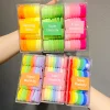32PCS Colorful Elastic Ponytail Hair Bands