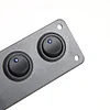 Waterproof 5 Gang Blue LED Rocker Switch Panel 12V 20A 24V 10A for Car Boat