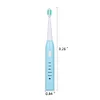 AZDENT New AZ-3 Pro Sonic Electric Toothbrush USB Charger Rechargeable Tooth Brush 4 Replacement Heads 5 Cleaning Modes Timer