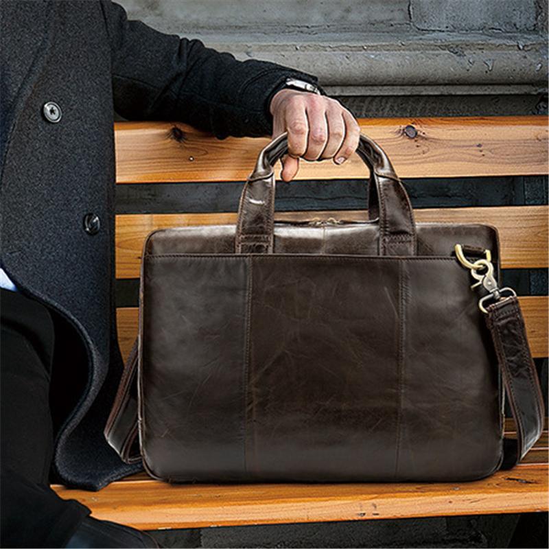Large Capacity Waterproof Business Soft Durable Briefcase