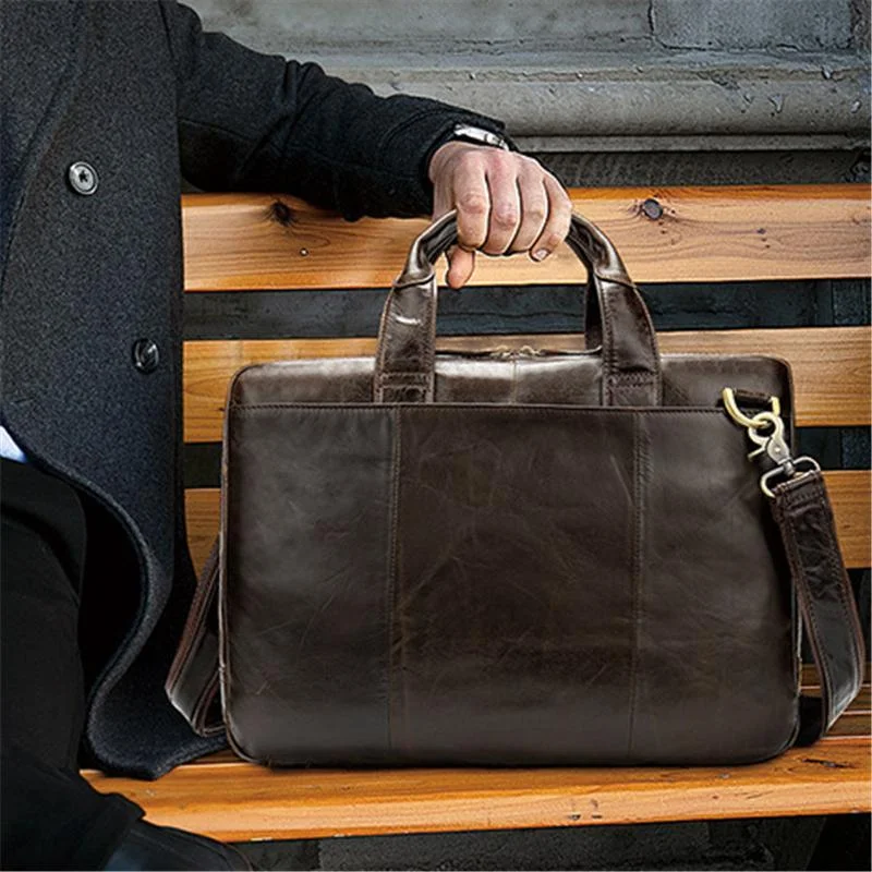 Large Capacity Waterproof Business Soft Durable Briefcase