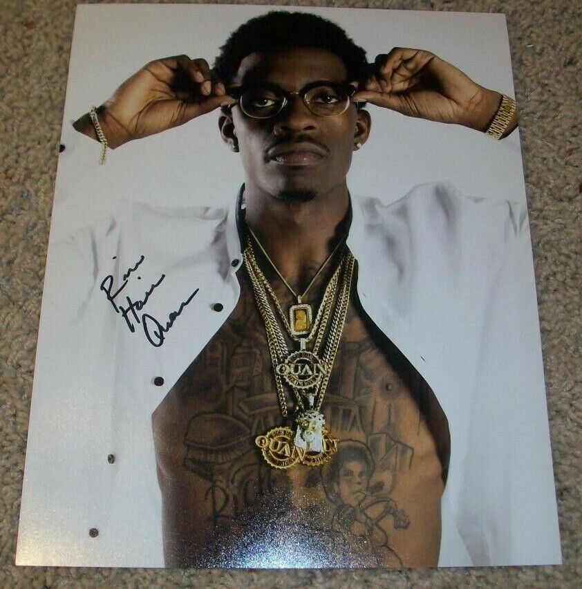 RICH HOMIE QUAN SIGNED AUTOGRAPH 8x10 Photo Poster painting A w/PROOF