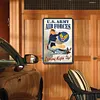Avion - Panneaux en &eacute;tain m&eacute;tallique(20*30cm/30*40cm) - Garage
