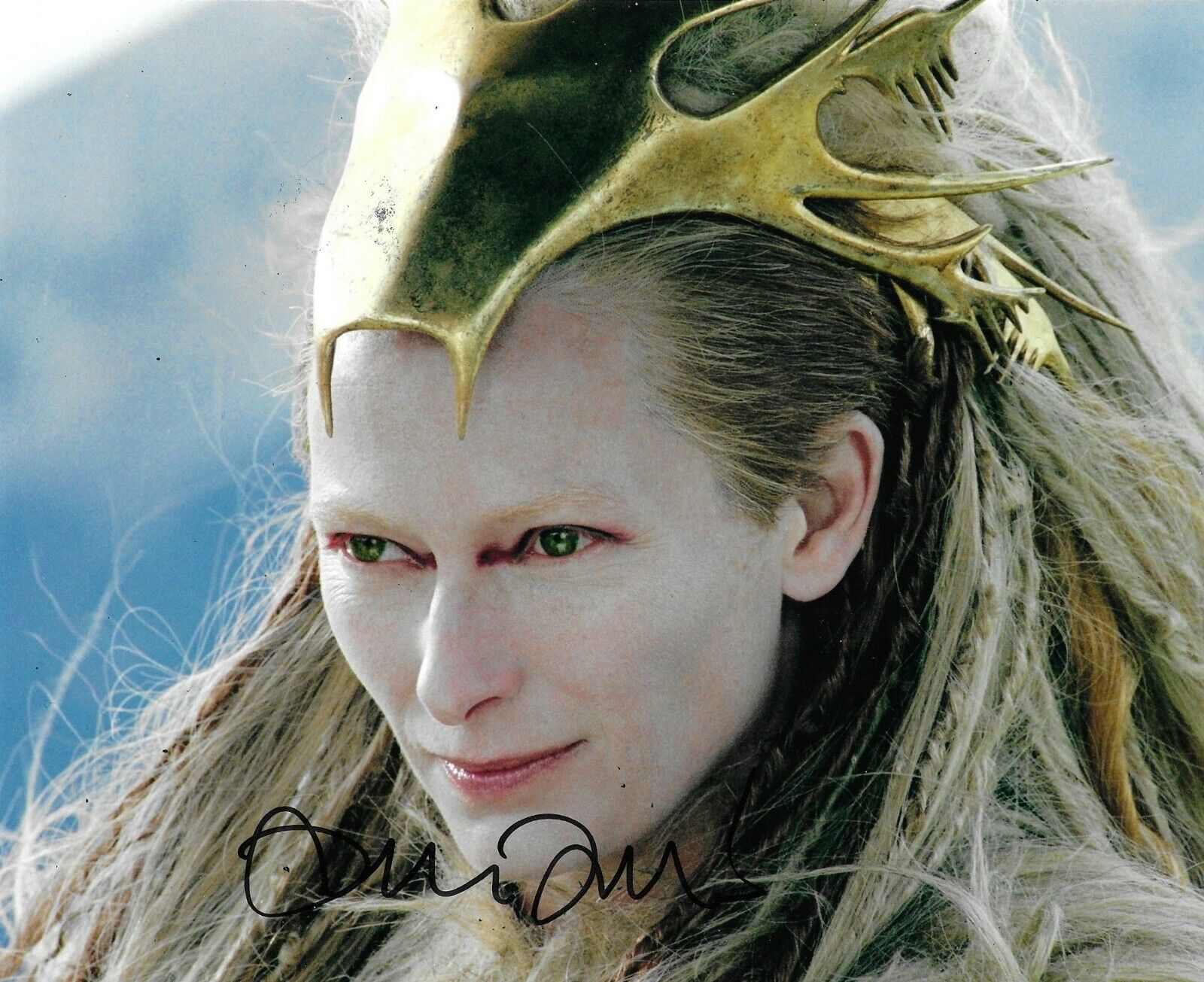 Tilda Swinton Signed The Chronicles Of Narnia 10x8 Photo Poster painting AFTAL