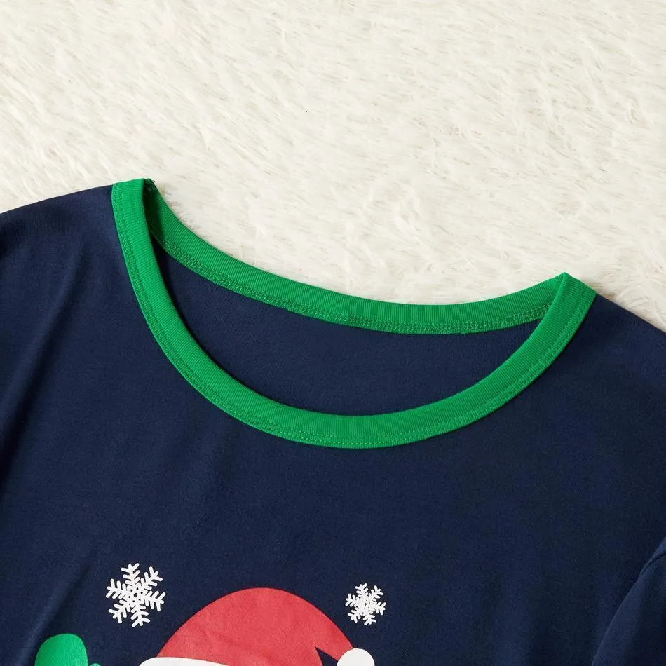 Merry Christmas Santa Squad Striped Family matching Pajamas Set
