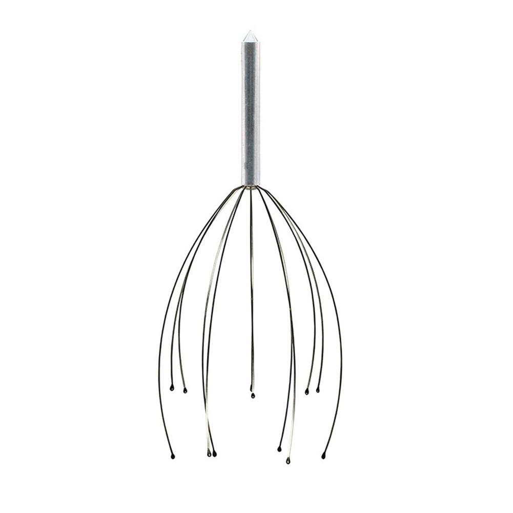 

Stainless Octopus Head Massage Scalp Squid Claw Neck Stress Relax, Silver, 501 Original