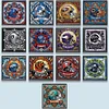 (Multi-Style)Abstract Team Logo-Partial Special Shaped Diamond Painting 30*30CM