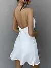 Solid Color Condole Belt Mini Dress