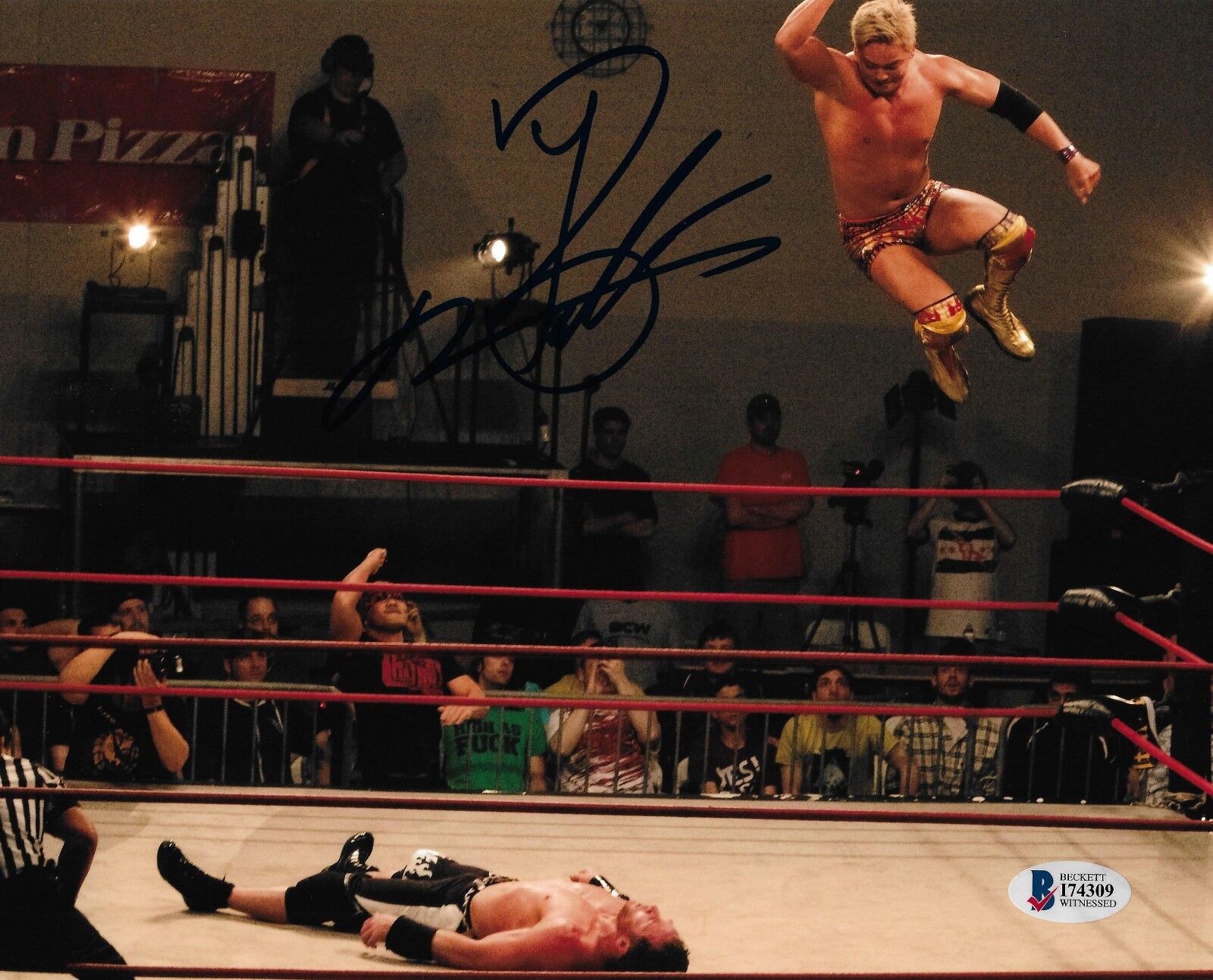 Kazuchika Okada Signed 8x10 Photo Poster painting BAS COA New Japan Pro Wrestling Picture Auto'd