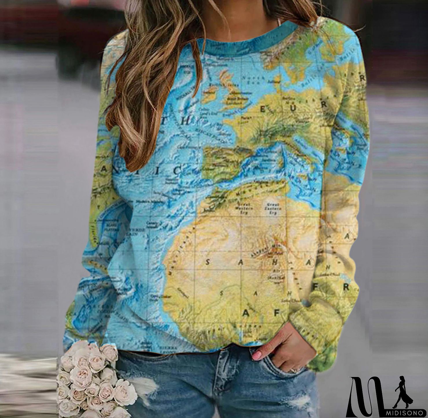 MidiSono - Casual and Stylish winter Pullover