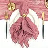 50x50cm Plain Colors Pleated Wedding Event Catering Napkins