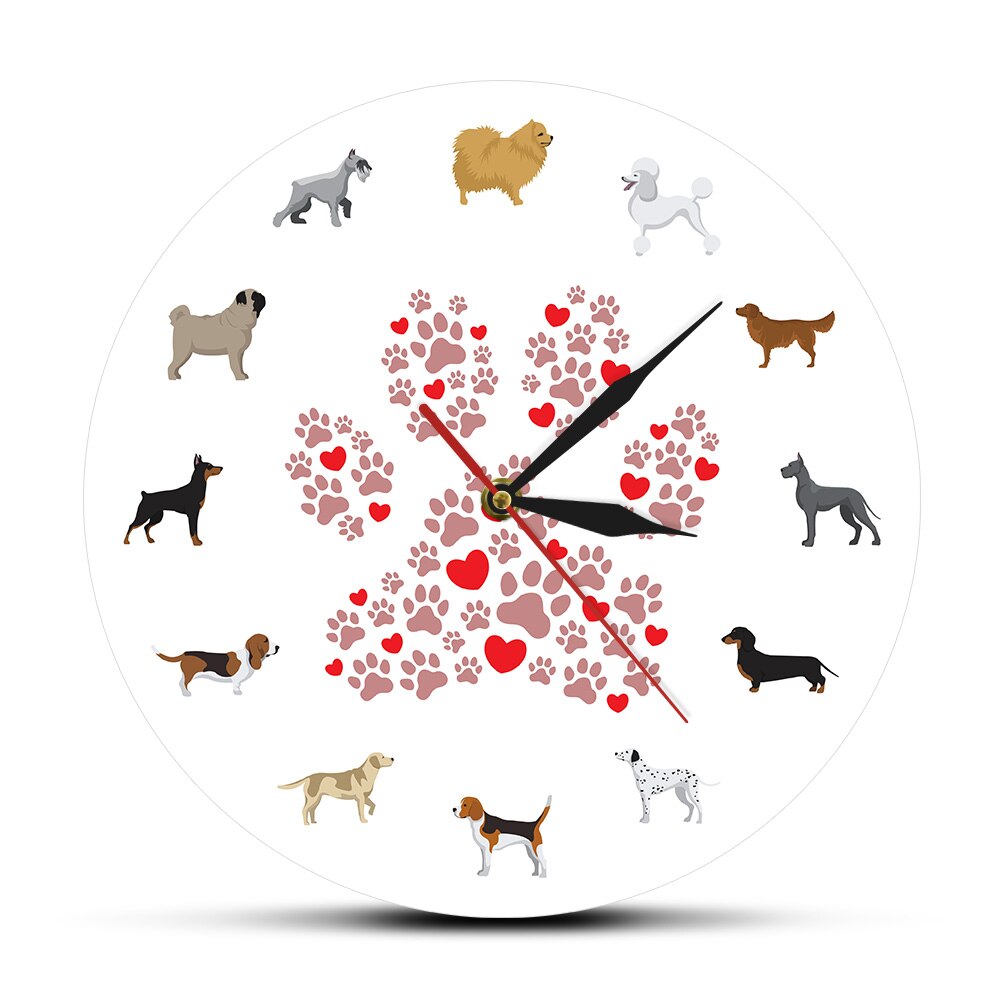 

Pet Dog - Frameless Acrylic Wall Clock, 501 Original