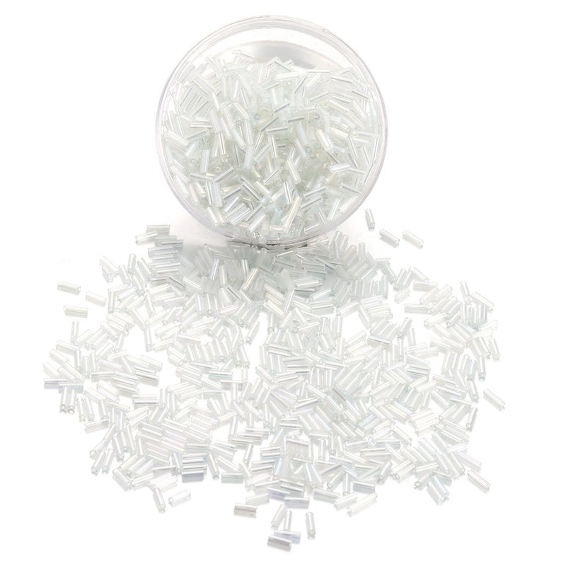 1 Set 2 * 7mm Hole 1~1.9mm Glass Solid Color Beads