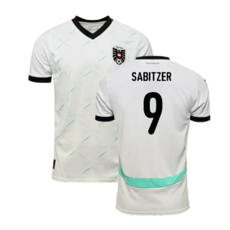 Österreich Marcel Sabitzer 9 Away Trikot UEFA EM 2024