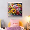 Chrysanthemum-11CT Stamped Cross Stitch 45*45cm/17.72*17.72in