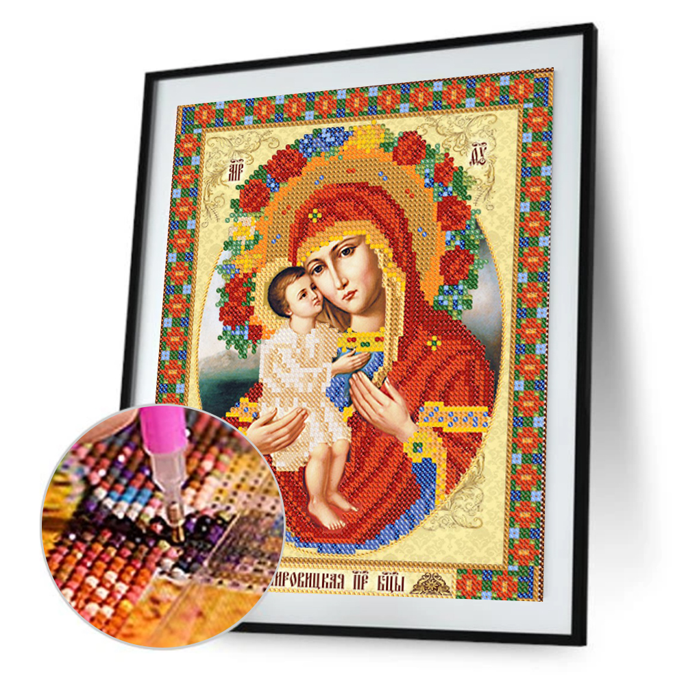 

26x30CM-Religious-Round Drill Diamond Painting, 501 Original