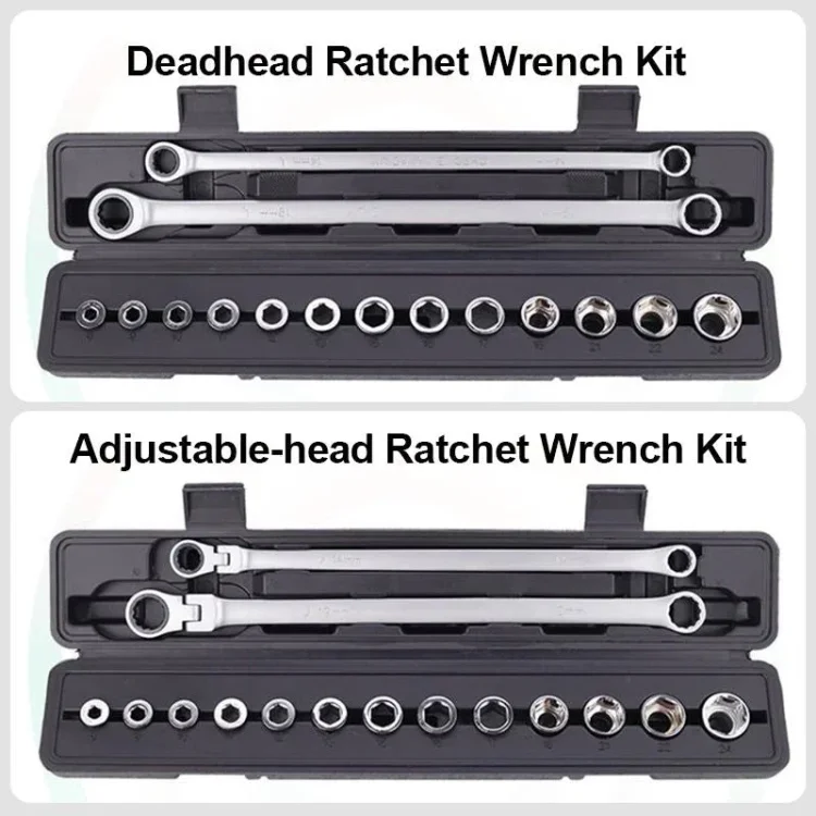 ✨New Arrival 48% off✨15pcs Adjustable Ratchet Wrench Kit