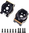 AMK Brass Counter Weight Black Coating TRX4 Portal Axle Housing for 1/10 RC Crawler TRX6 TRX-4 Bronco Defender Upgrade (8 in 1 Set for TRX4)