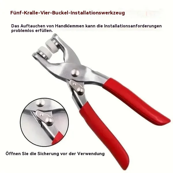 🧵 N&auml;hset mit 200 Metallkn&ouml;pfen &ndash; inklusive Handzange