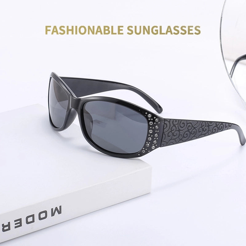 Elegant Streetwear Geometric Tac Oval Frame Full Frame Glasses