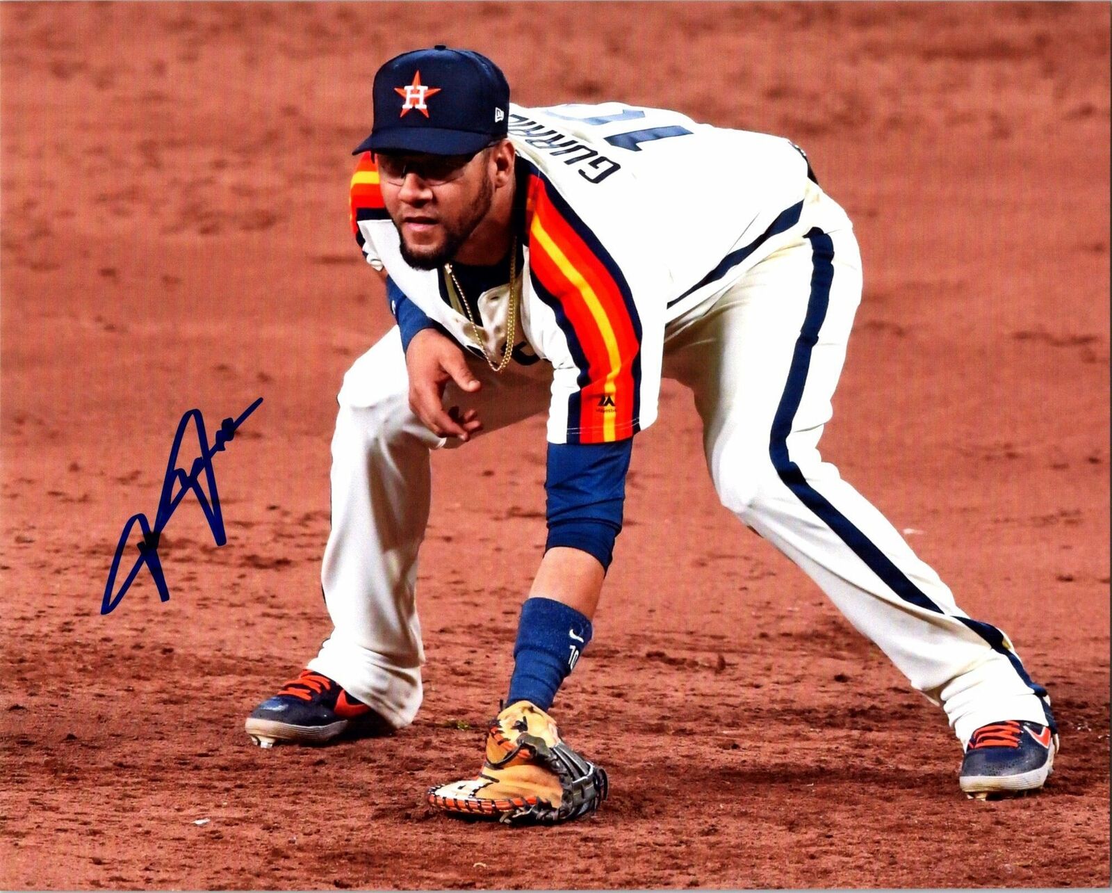 Yuli Gurriel Signed 8x10 Photo Poster painting MLB Autograph - Houston Astros AWM