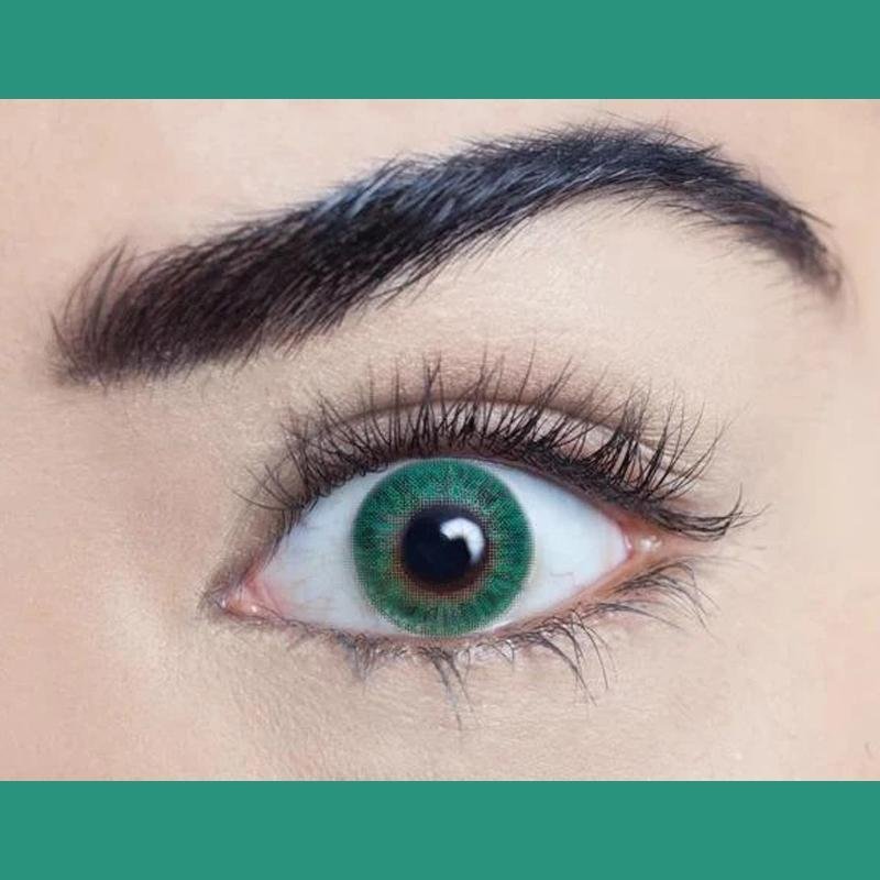 Forest green (12 months) contact lenses