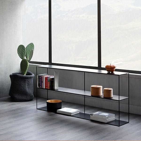 GLVEE Iron Art Display Cabinet