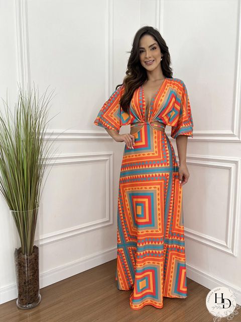 Women'S Dresses Vintage Print Short Sleeve Casual Dress