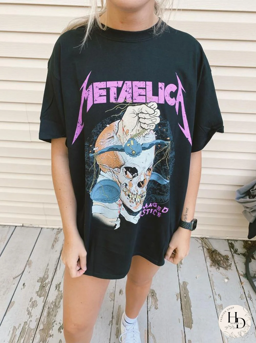 Casual Round Neck Short Sleeve Fashion Print T-Shirt