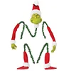 5PCS Arm Leg Head Ornaments Holder Grinch Xmas for Xmas Party for Christmas Tree